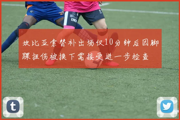 坎比亚索替补出场仅10分钟后因脚踝扭伤被换下需接受进一步检查